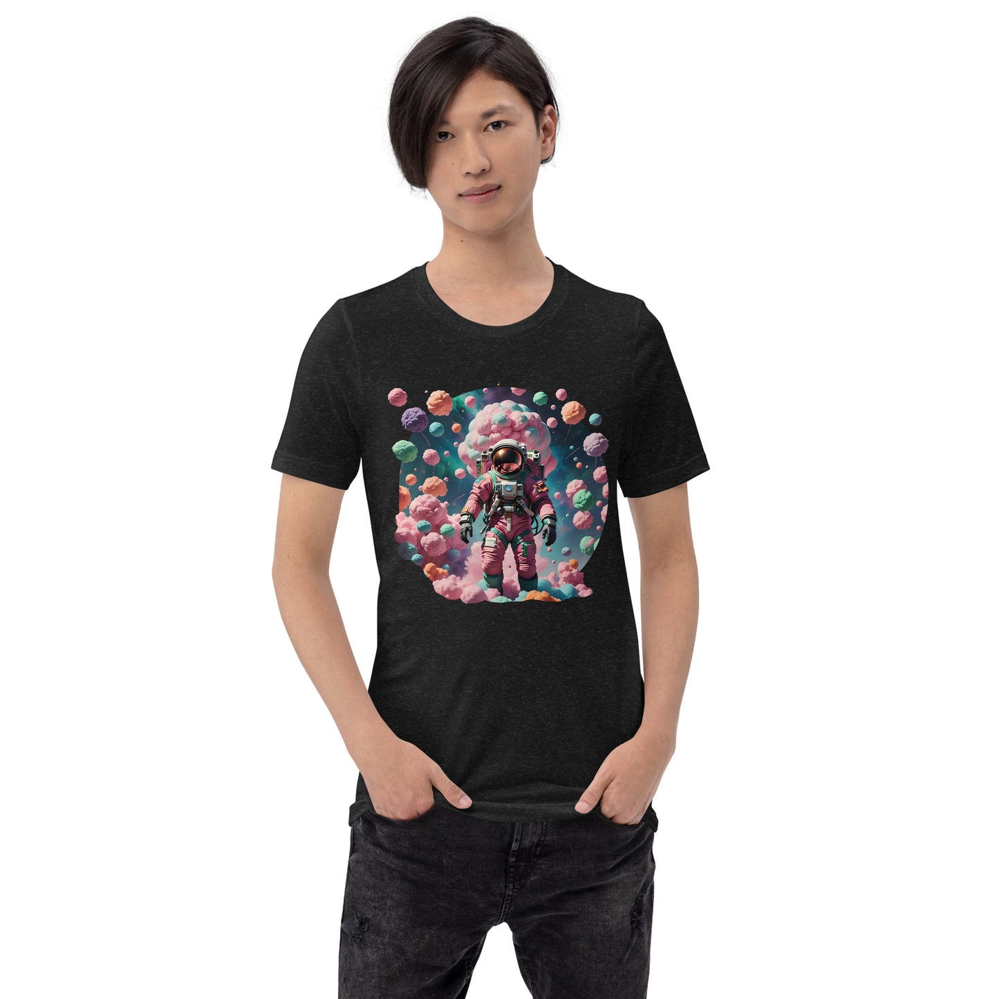 AI Cotton Candy Space Unisex t-shirt