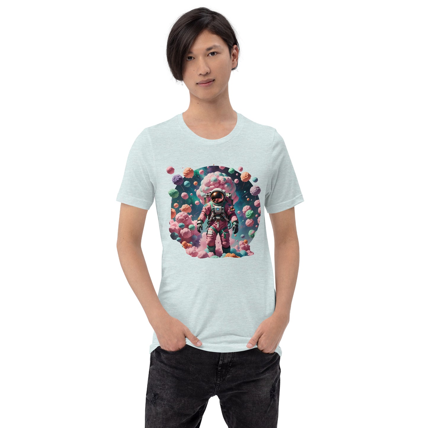 AI Cotton Candy Space Unisex t-shirt