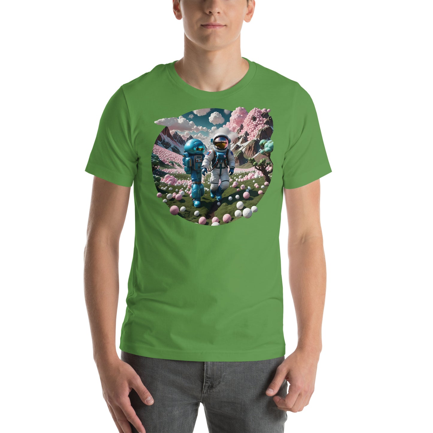 AI Bubble Gum Space Unisex t-shirt