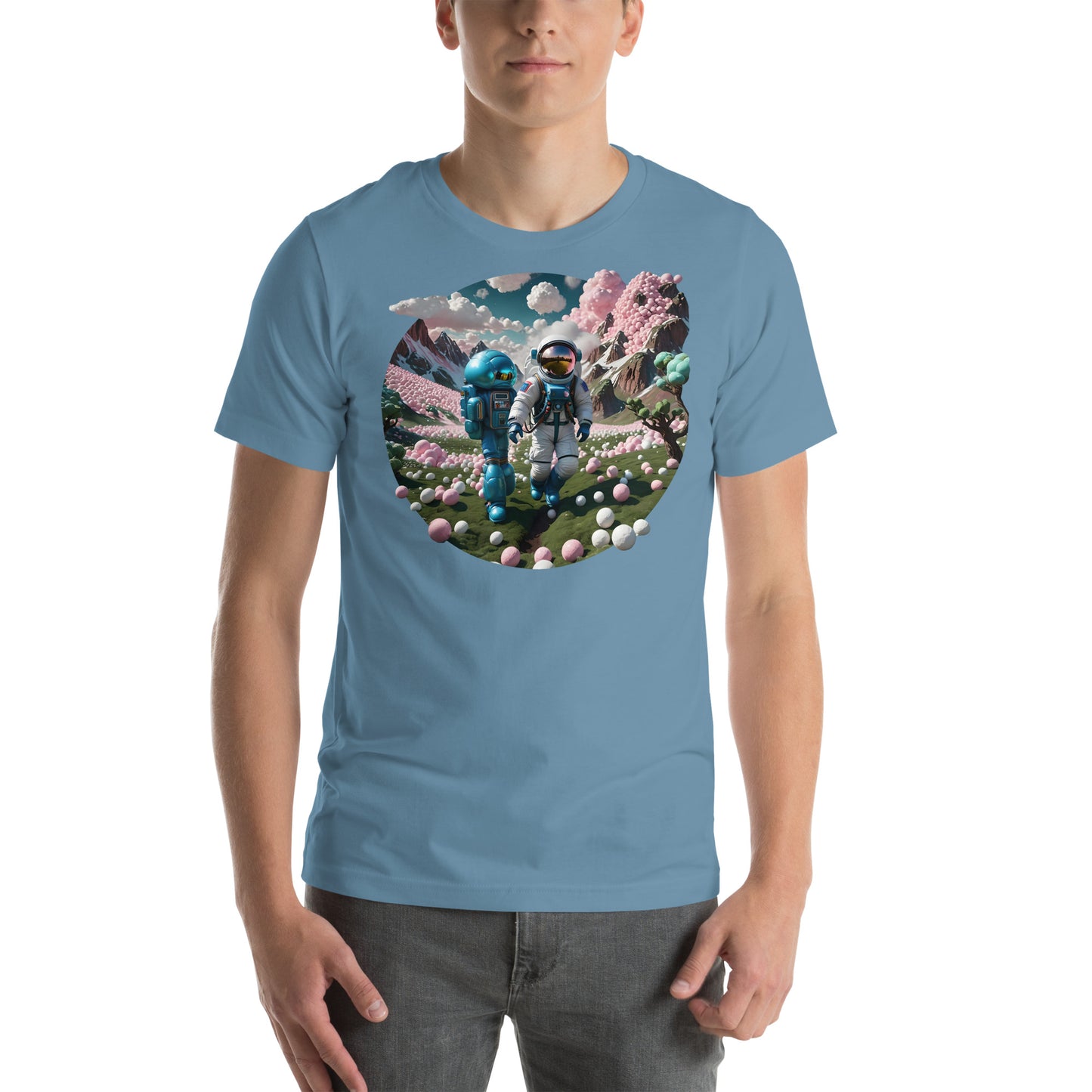 AI Bubble Gum Space Unisex t-shirt