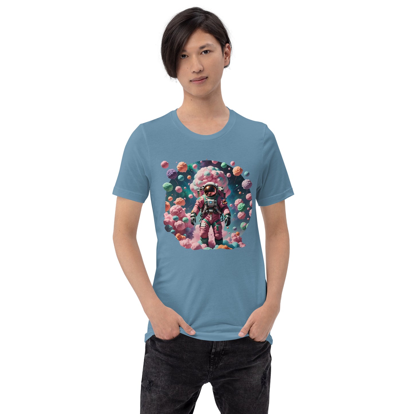 AI Cotton Candy Space Unisex t-shirt