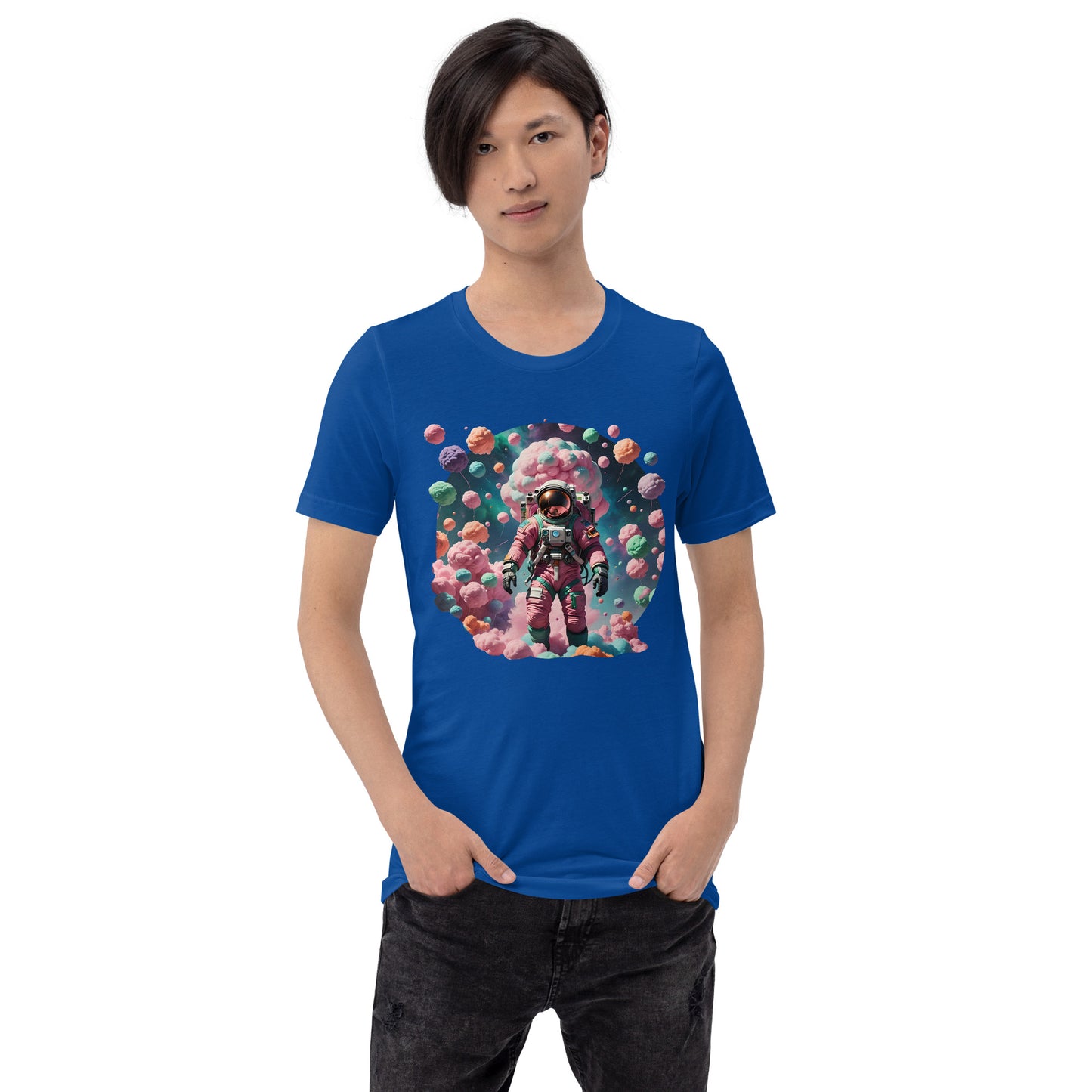 AI Cotton Candy Space Unisex t-shirt