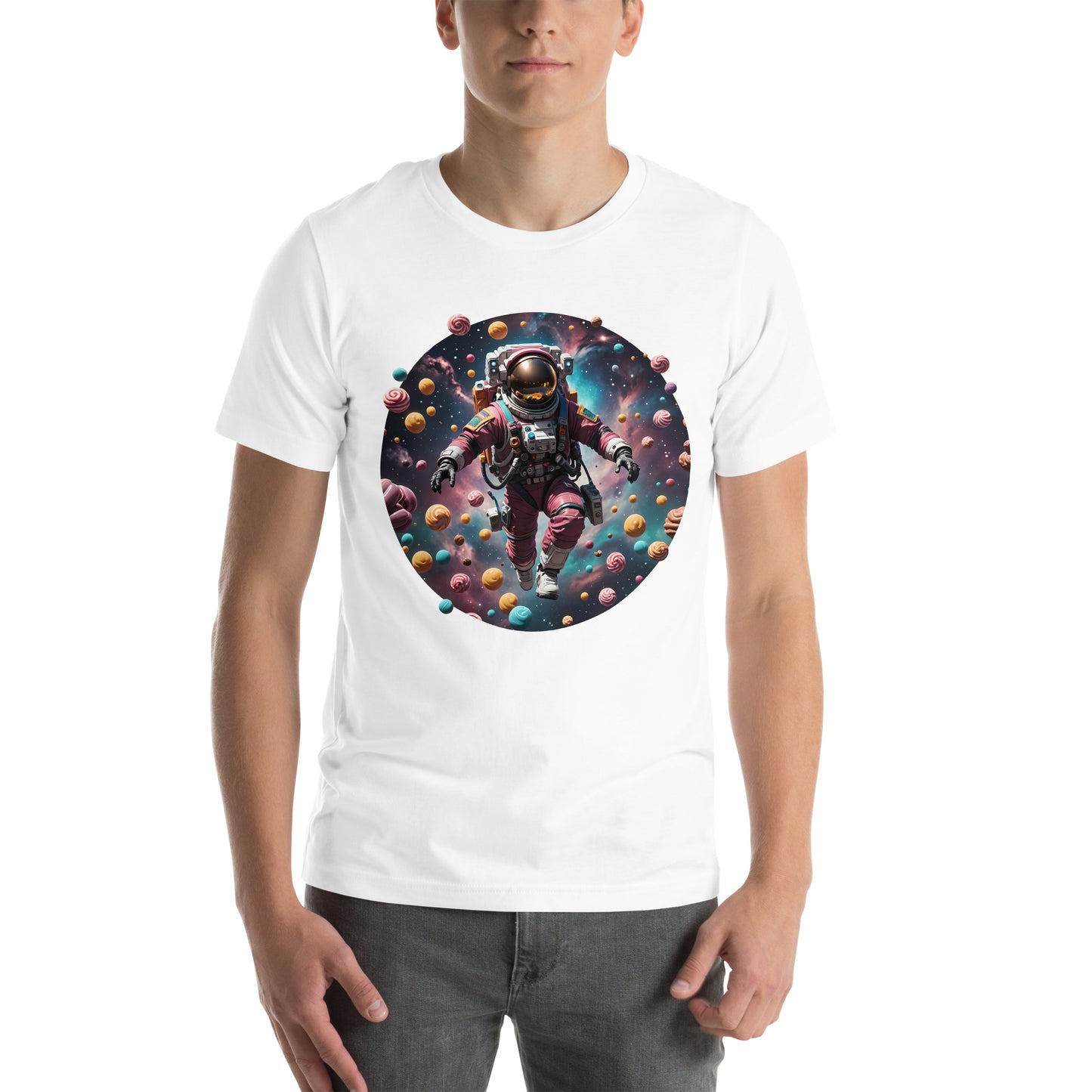 AI Freeze Dried Candy Space  Unisex t-shirt