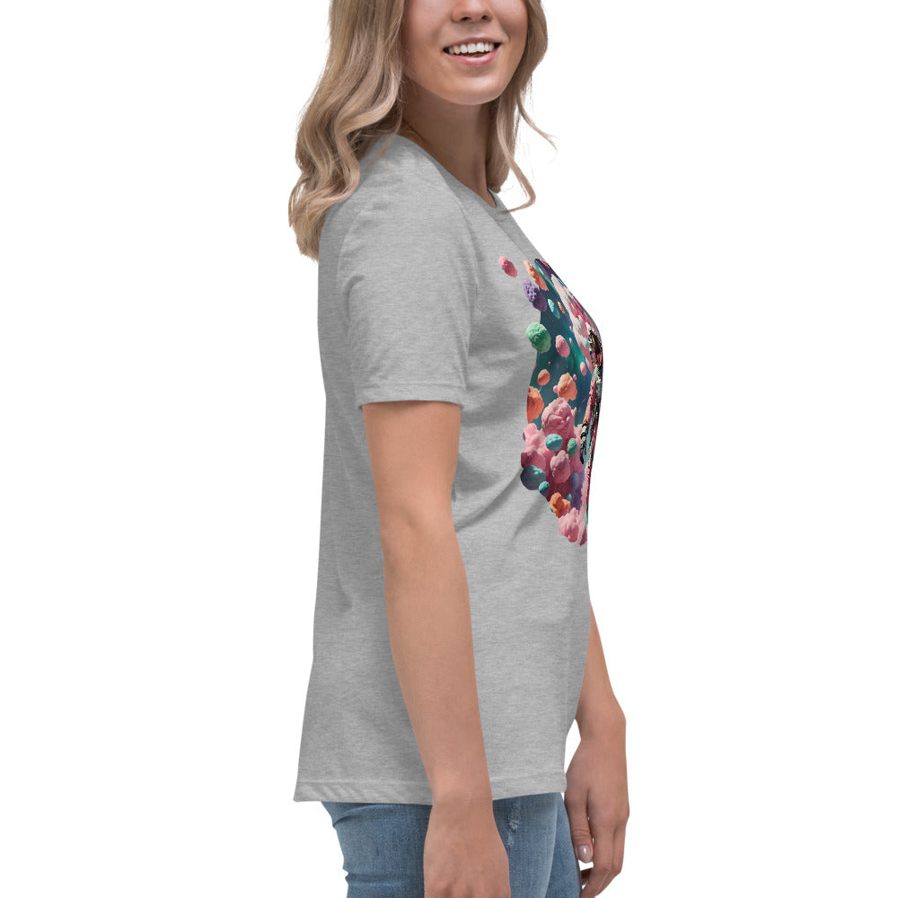 AI Cotton Candy Space Women's Relaxed T-Shirt