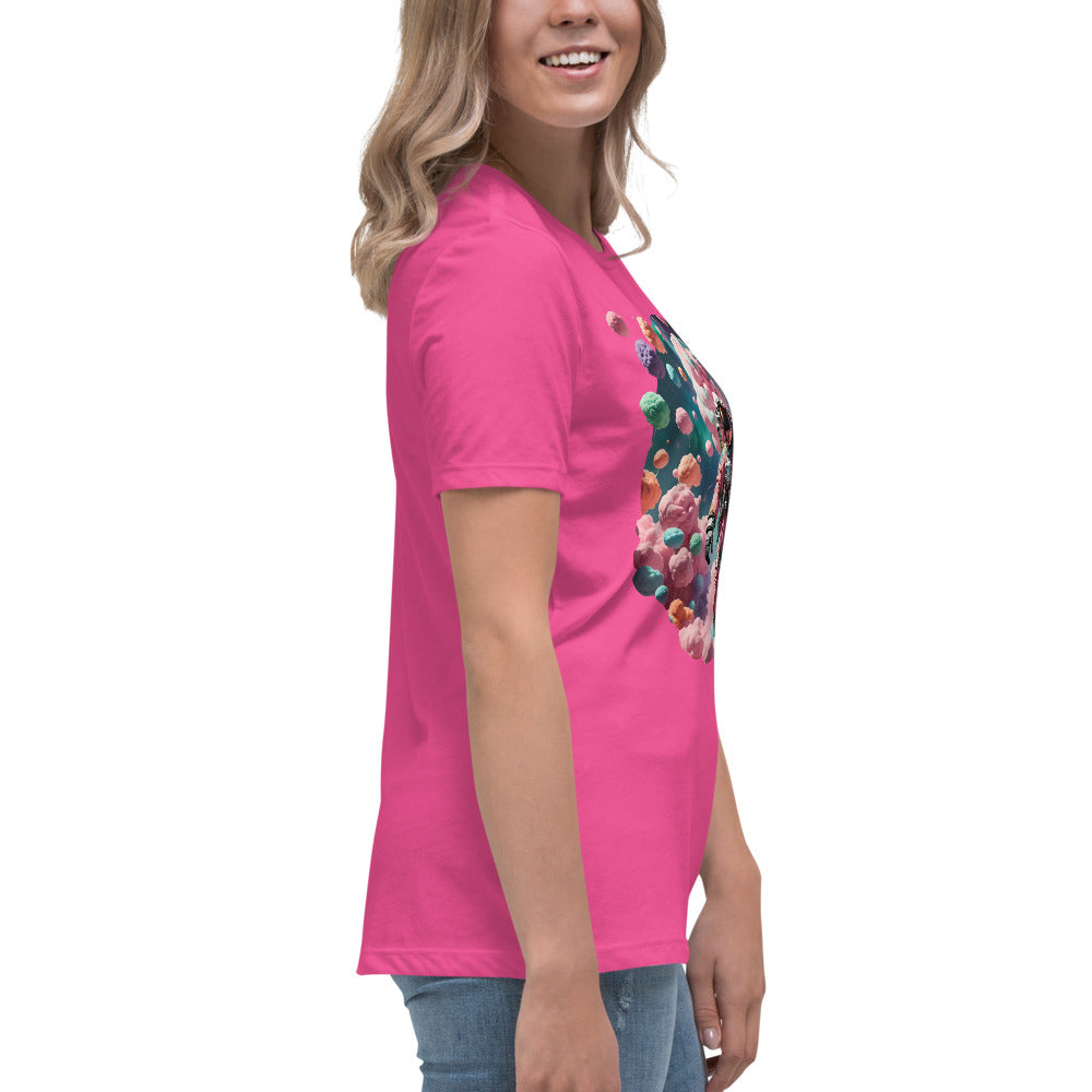 AI Cotton Candy Space Women's Relaxed T-Shirt