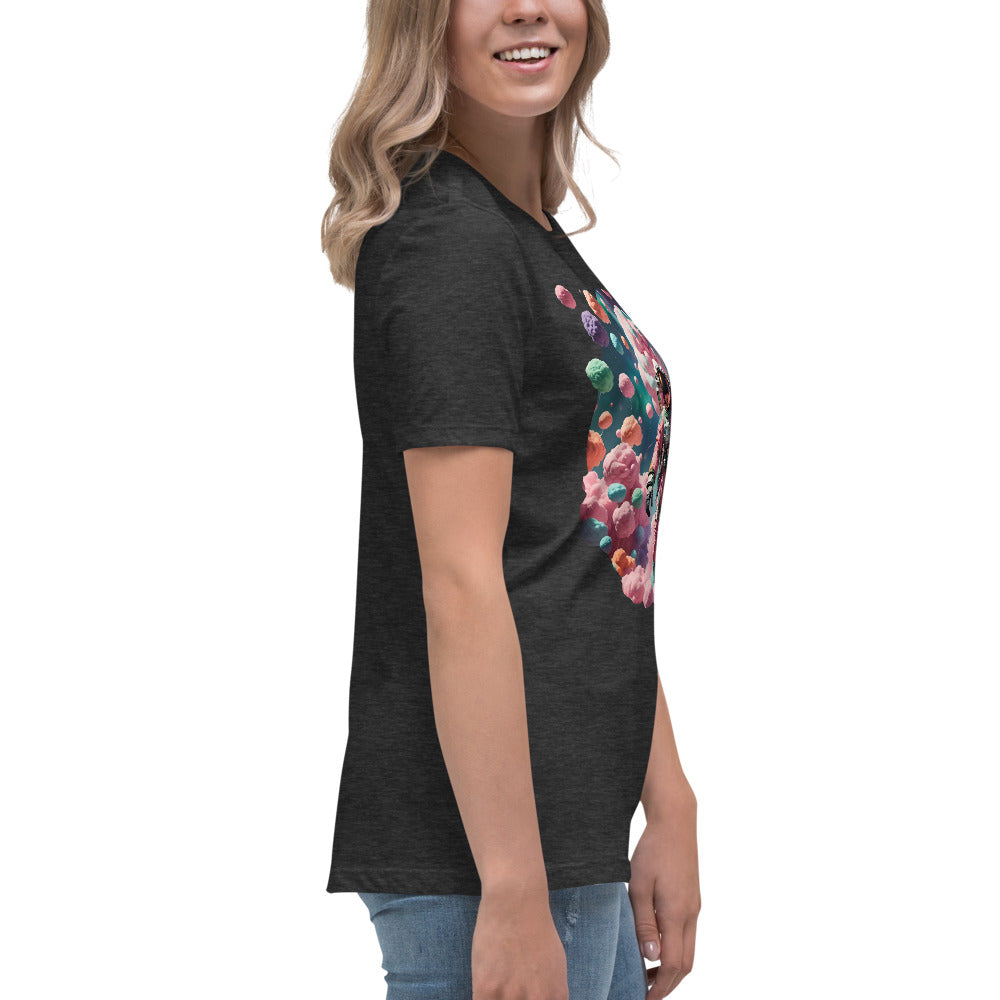 AI Cotton Candy Space Women's Relaxed T-Shirt