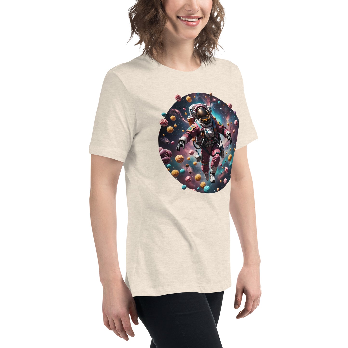 AI Freeze Dried Space Candy Women's Relaxed T-Shirt