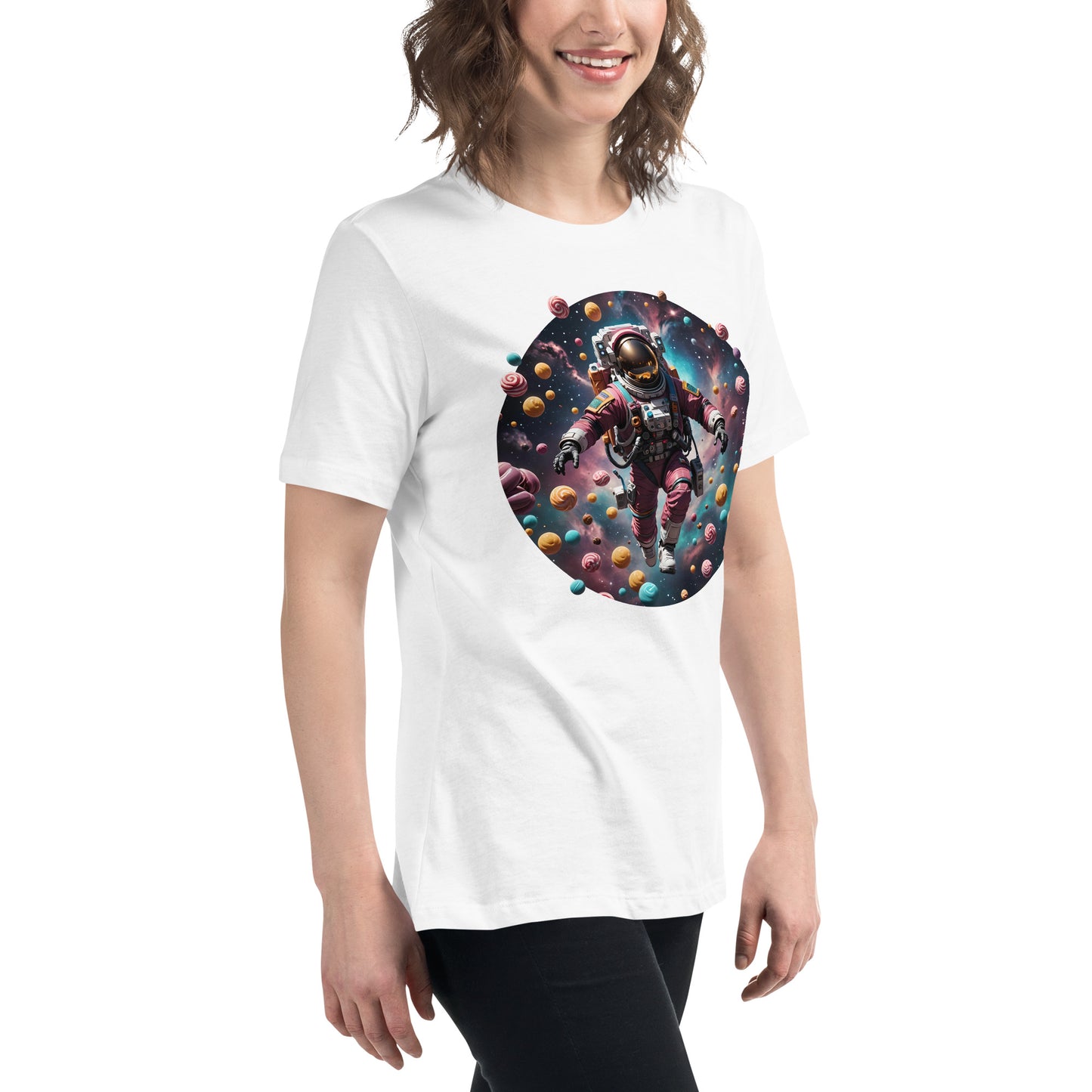 AI Freeze Dried Space Candy Women's Relaxed T-Shirt