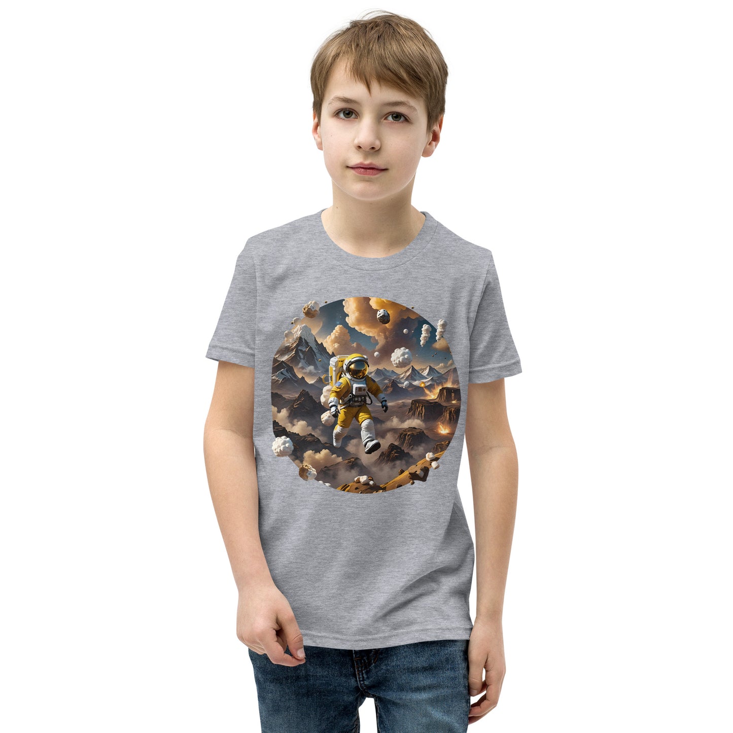 AI Smores Marshmallow Space Youth Short Sleeve T-Shirt