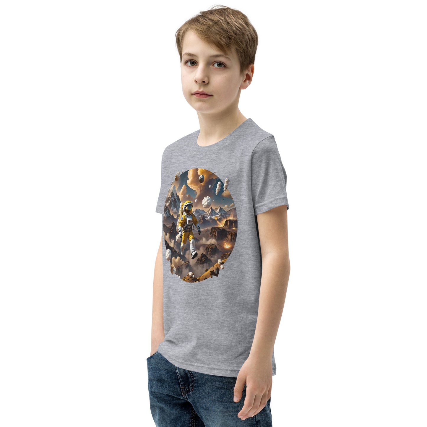 AI Smores Marshmallow Space Youth Short Sleeve T-Shirt