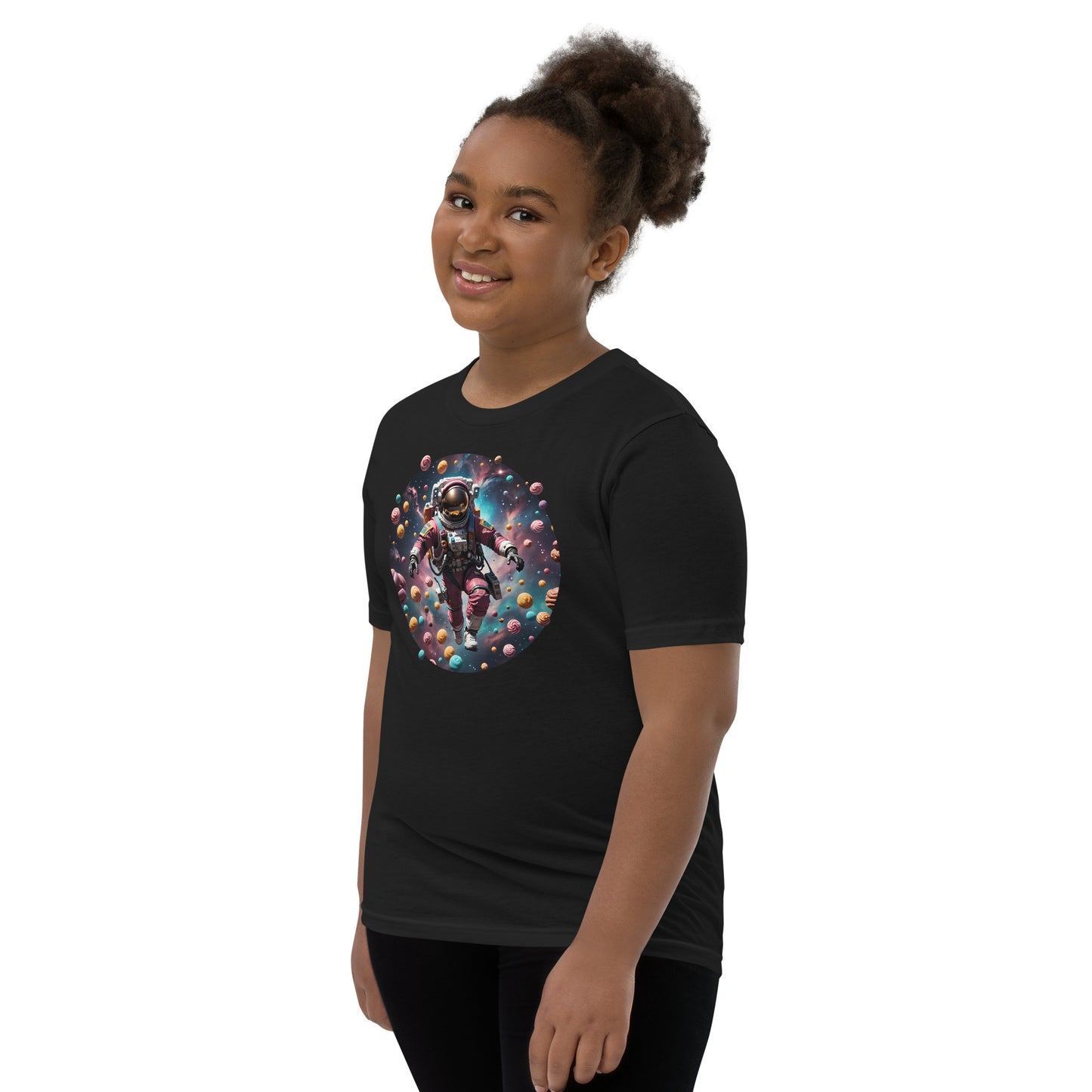 AI Freeze Dried Candy Space Youth Short Sleeve T-Shirt