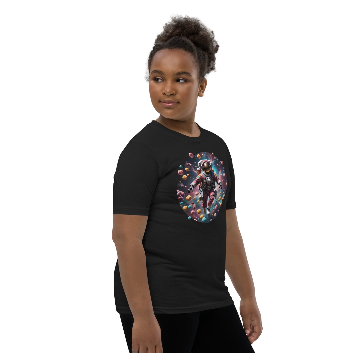 AI Freeze Dried Candy Space Youth Short Sleeve T-Shirt