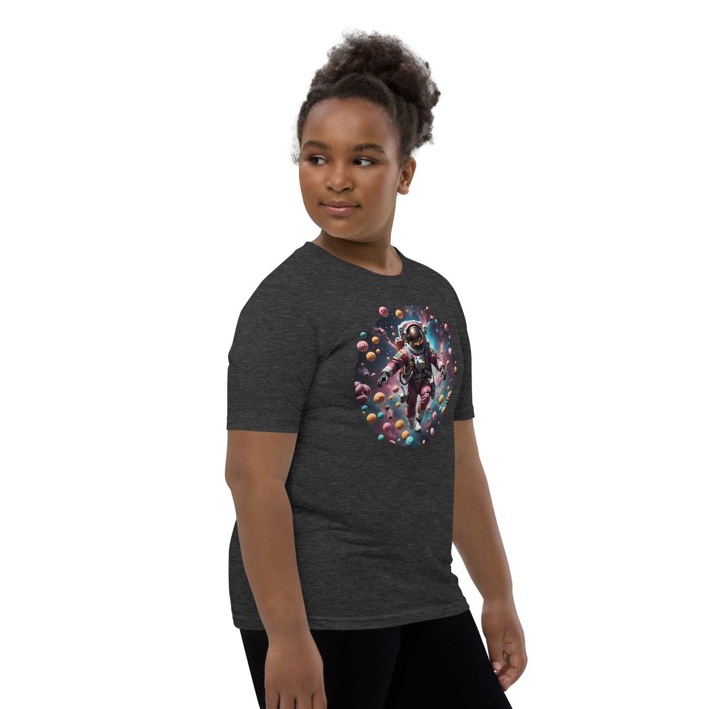 AI Freeze Dried Candy Space Youth Short Sleeve T-Shirt