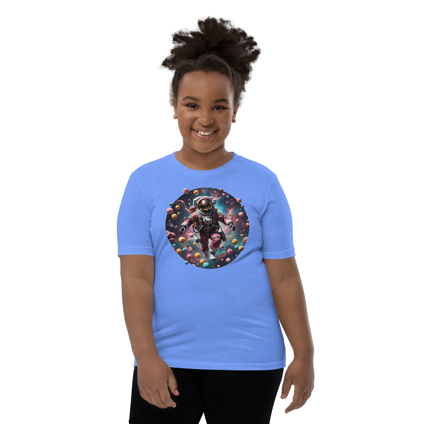 AI Freeze Dried Candy Space Youth Short Sleeve T-Shirt