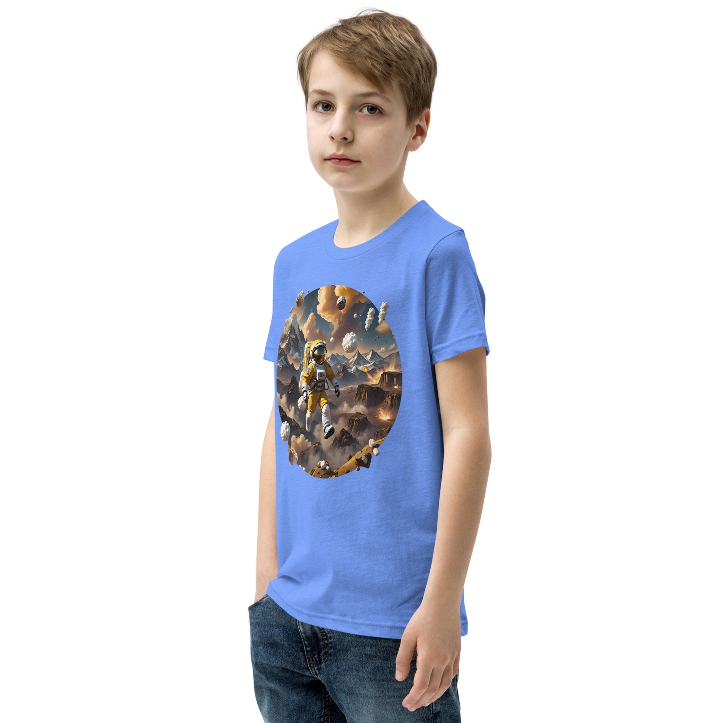 AI Smores Marshmallow Space Youth Short Sleeve T-Shirt