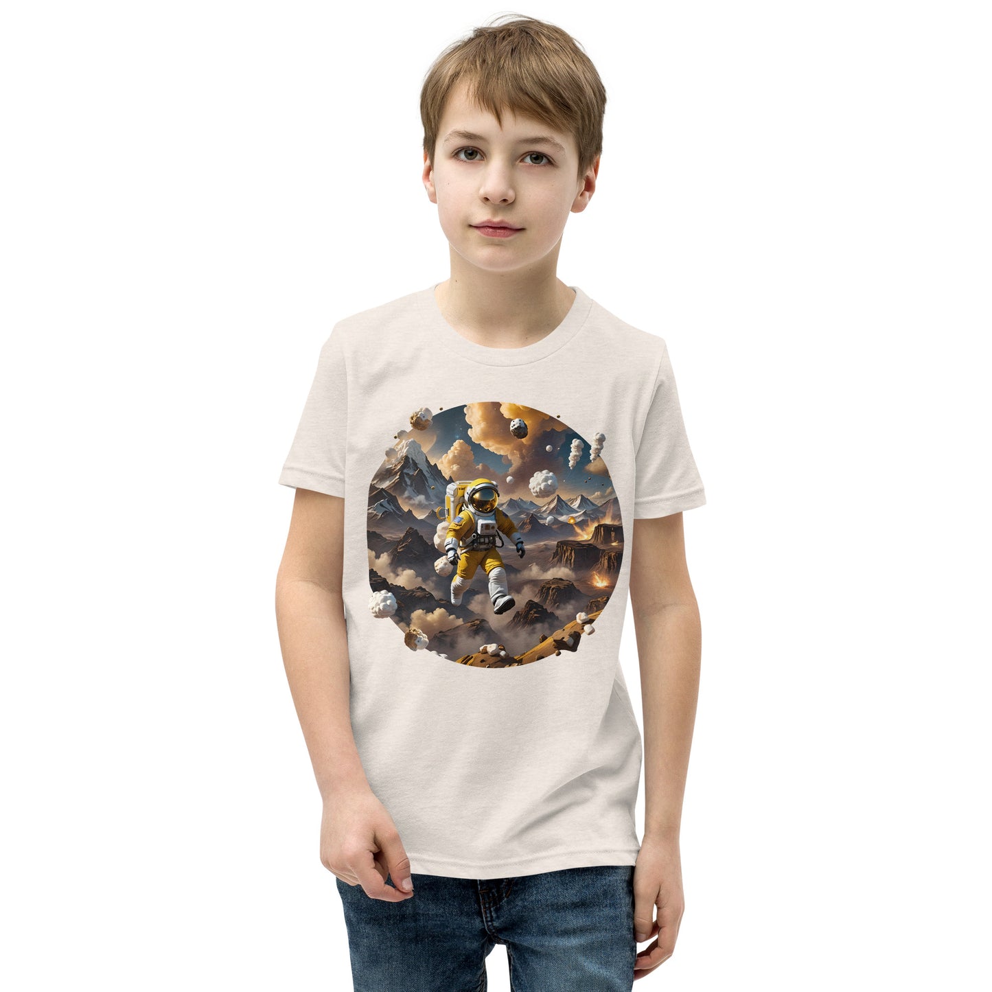 AI Smores Marshmallow Space Youth Short Sleeve T-Shirt