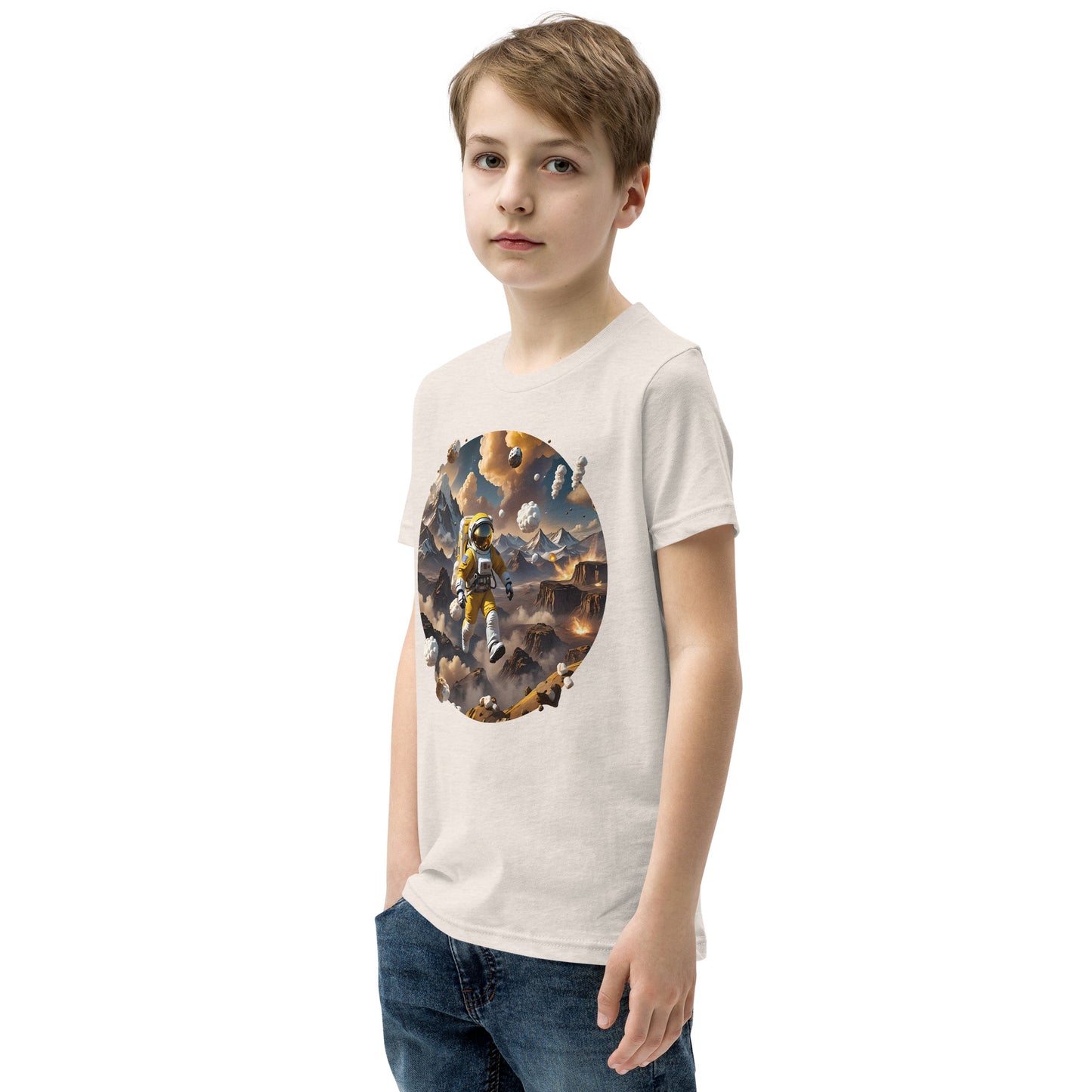 AI Smores Marshmallow Space Youth Short Sleeve T-Shirt