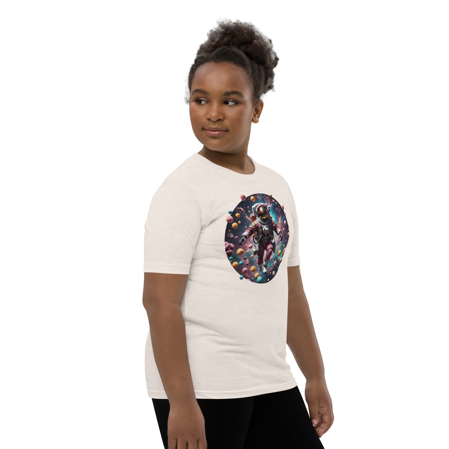 AI Freeze Dried Candy Space Youth Short Sleeve T-Shirt