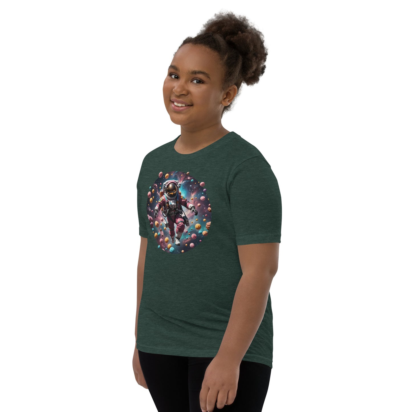 AI Freeze Dried Candy Space Youth Short Sleeve T-Shirt