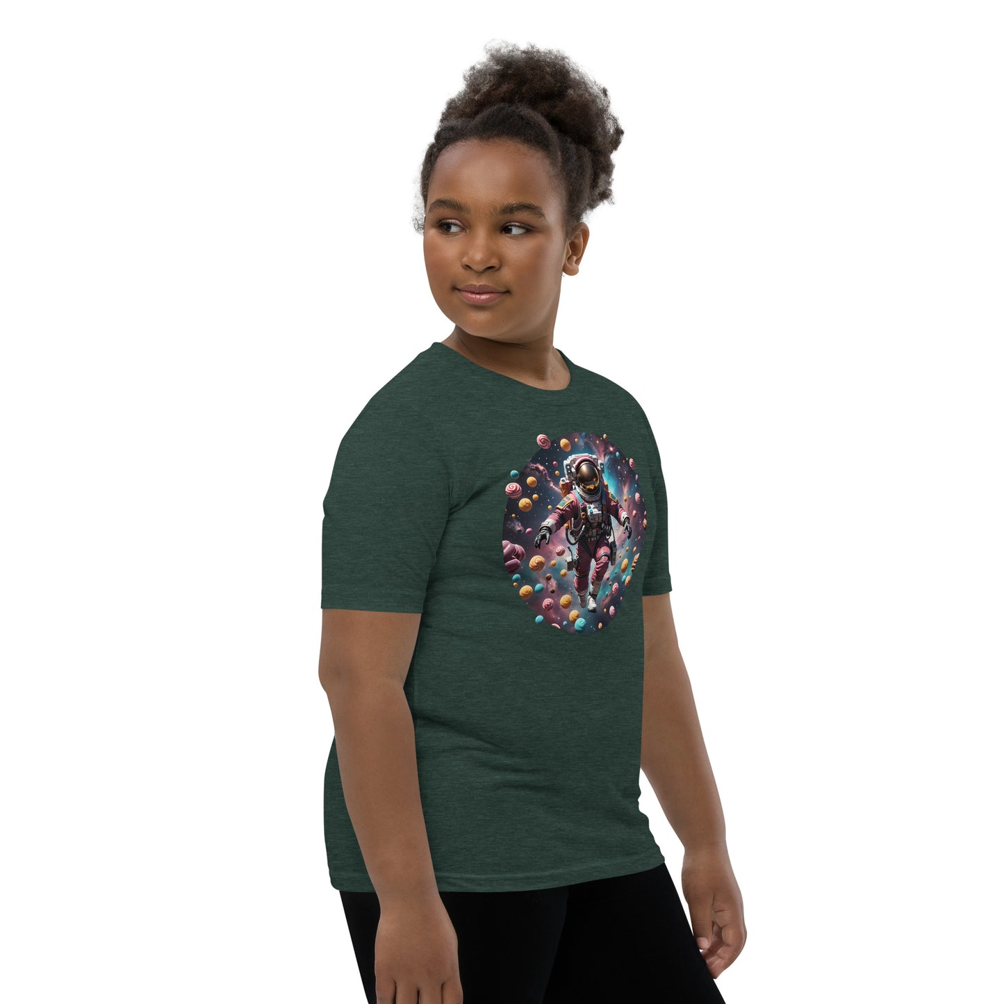 AI Freeze Dried Candy Space Youth Short Sleeve T-Shirt