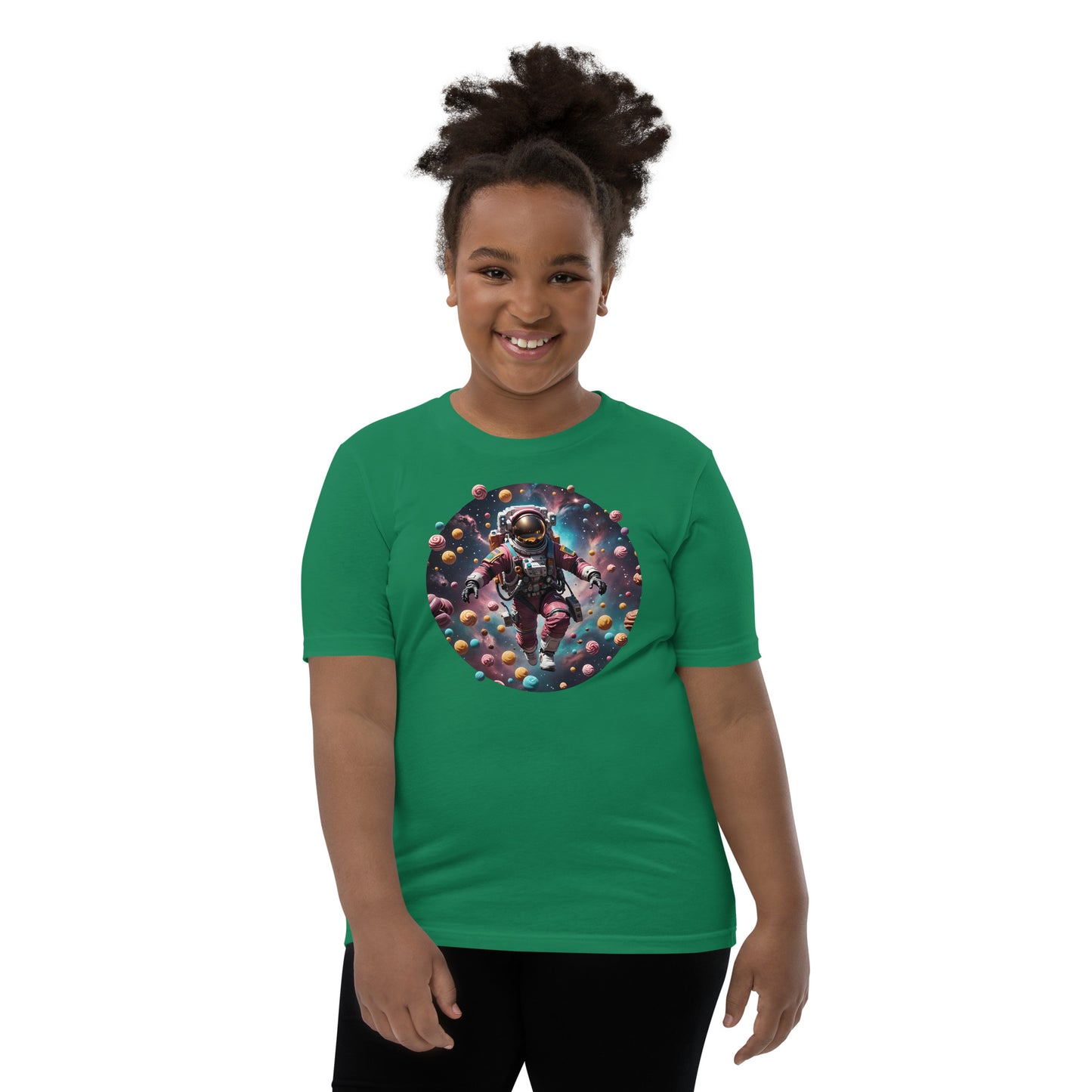 AI Freeze Dried Candy Space Youth Short Sleeve T-Shirt