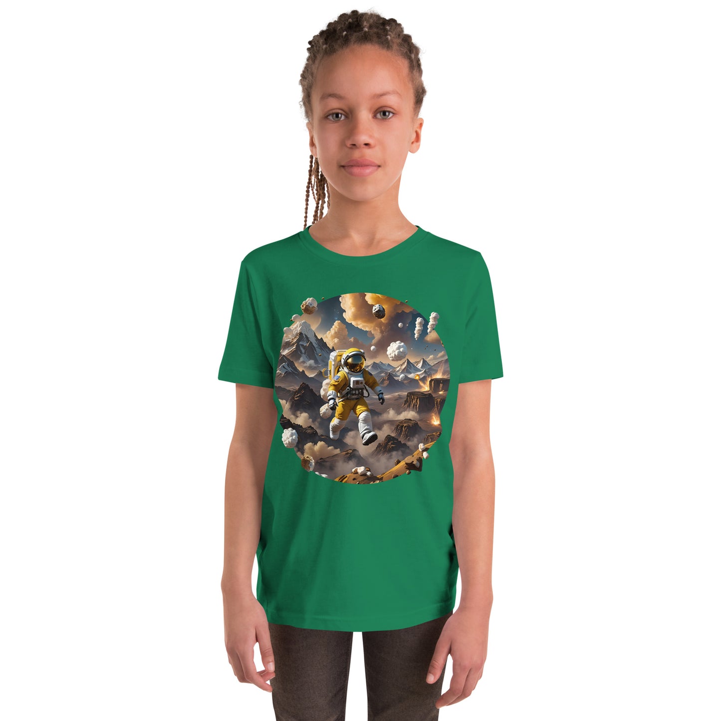 AI Smores Marshmallow Space Youth Short Sleeve T-Shirt