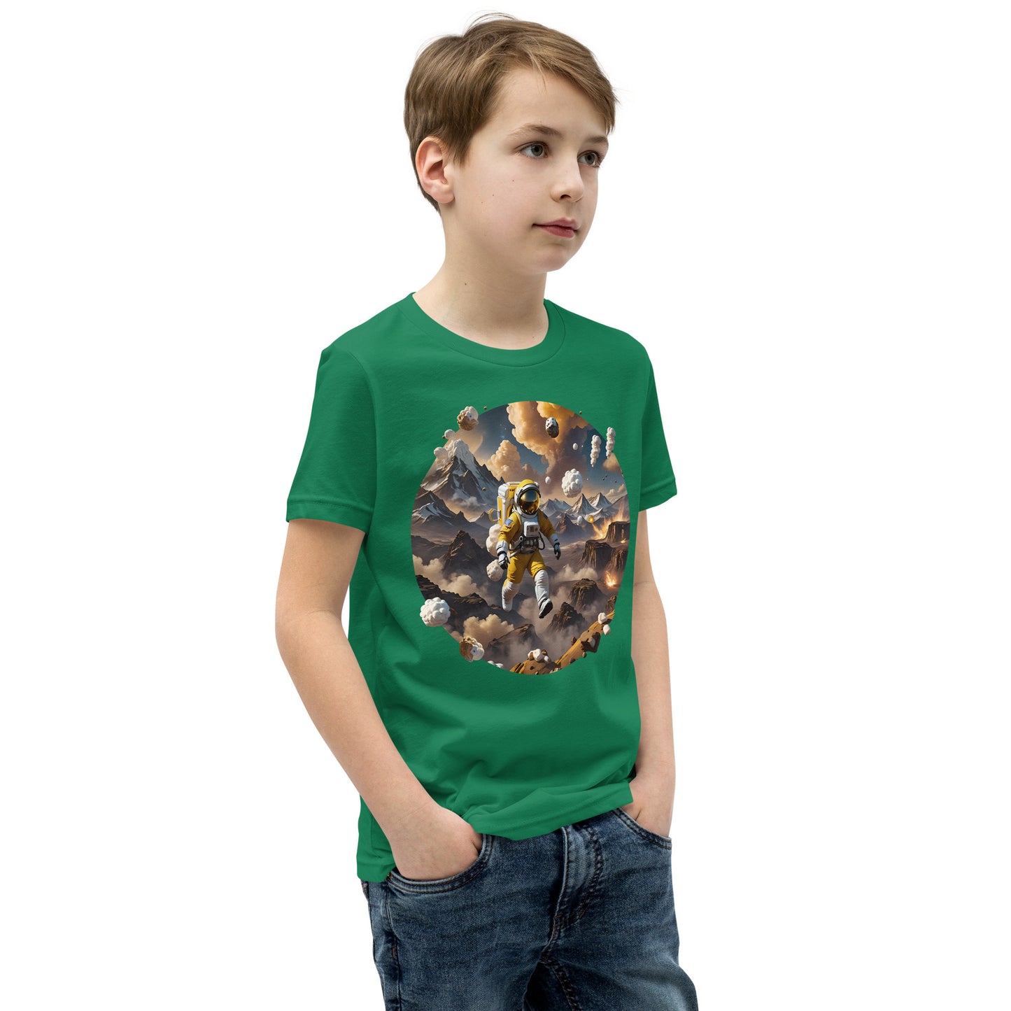 AI Smores Marshmallow Space Youth Short Sleeve T-Shirt