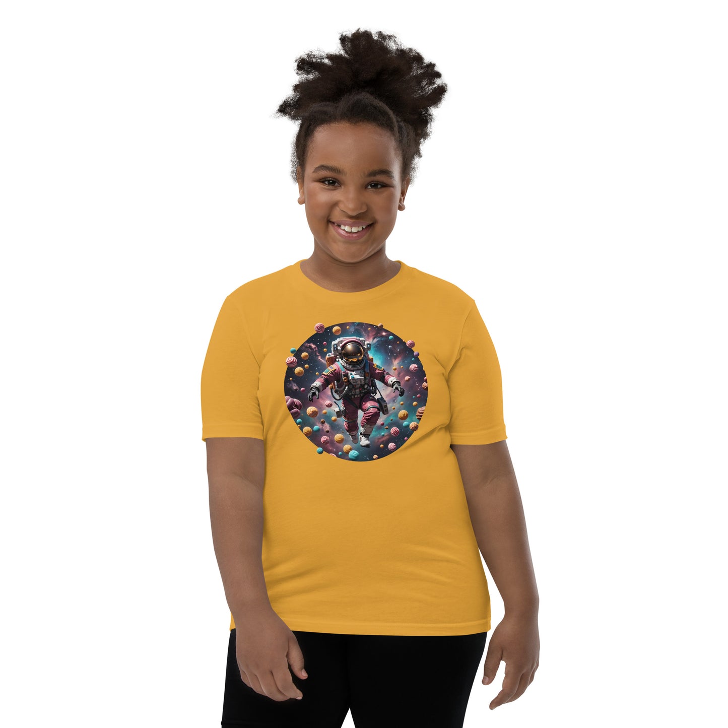 AI Freeze Dried Candy Space Youth Short Sleeve T-Shirt