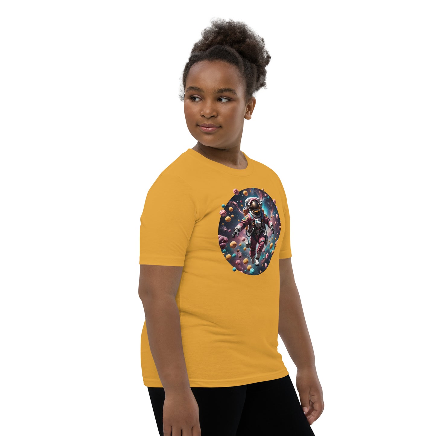 AI Freeze Dried Candy Space Youth Short Sleeve T-Shirt