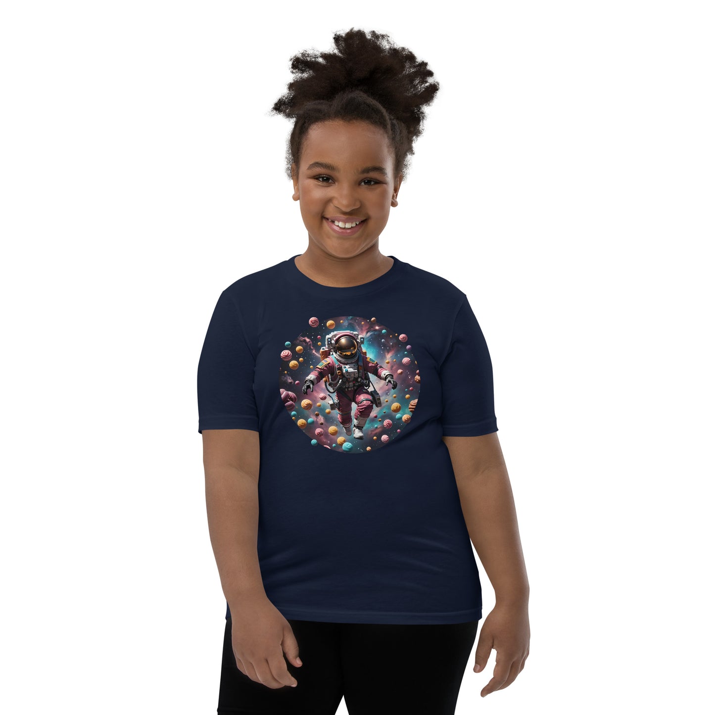 AI Freeze Dried Candy Space Youth Short Sleeve T-Shirt