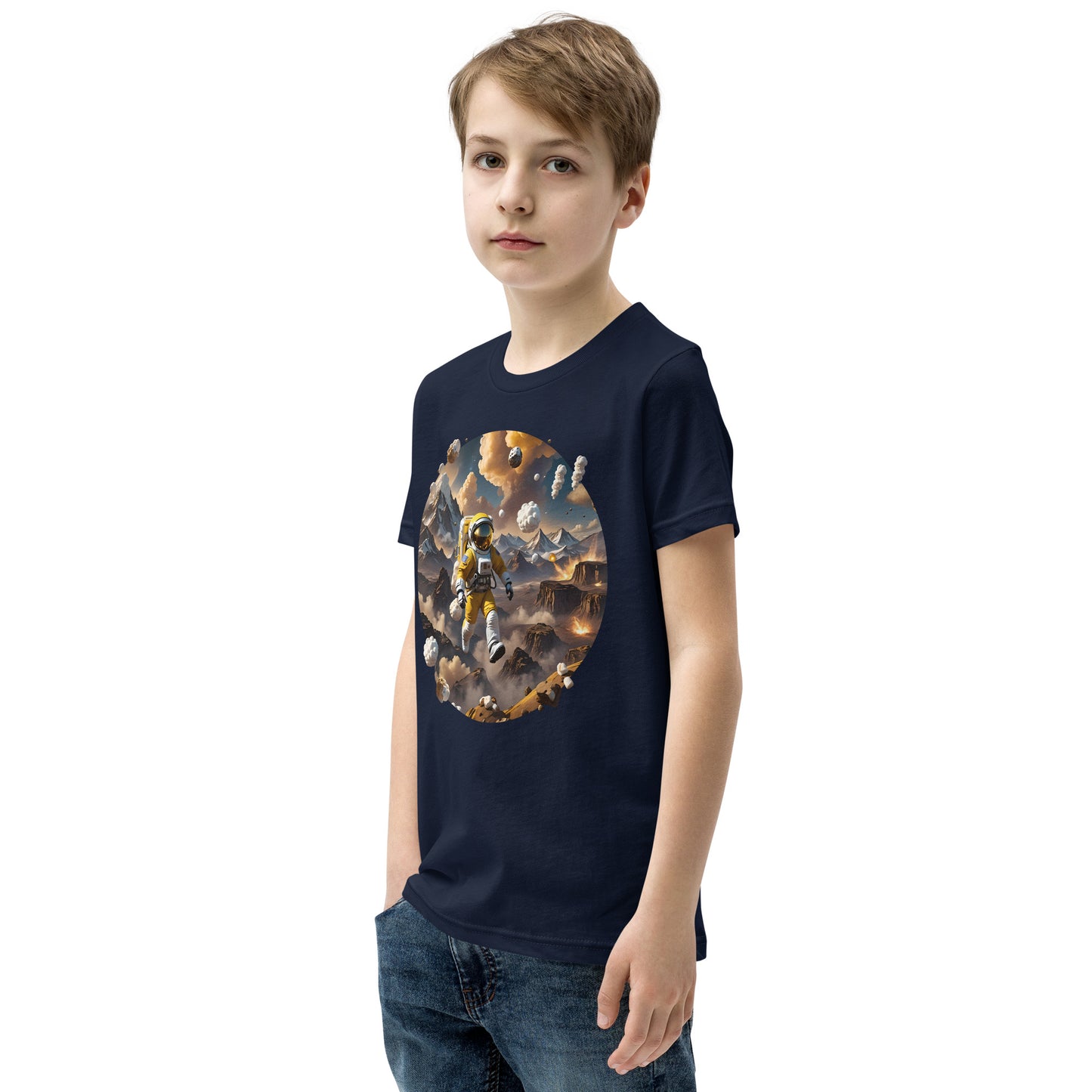 AI Smores Marshmallow Space Youth Short Sleeve T-Shirt