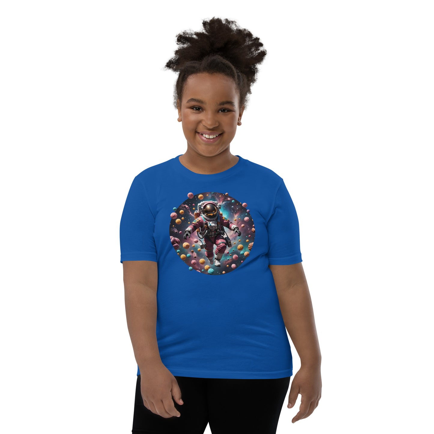 AI Freeze Dried Candy Space Youth Short Sleeve T-Shirt