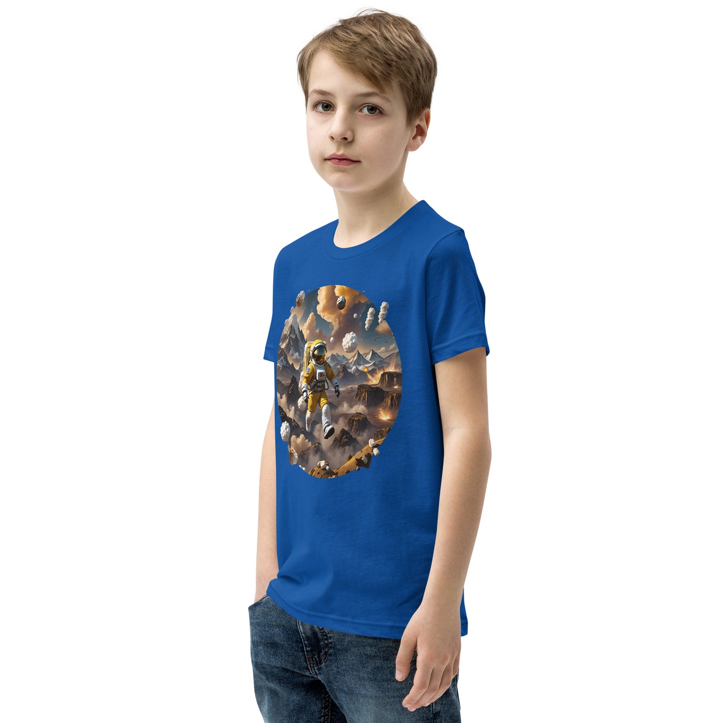 AI Smores Marshmallow Space Youth Short Sleeve T-Shirt