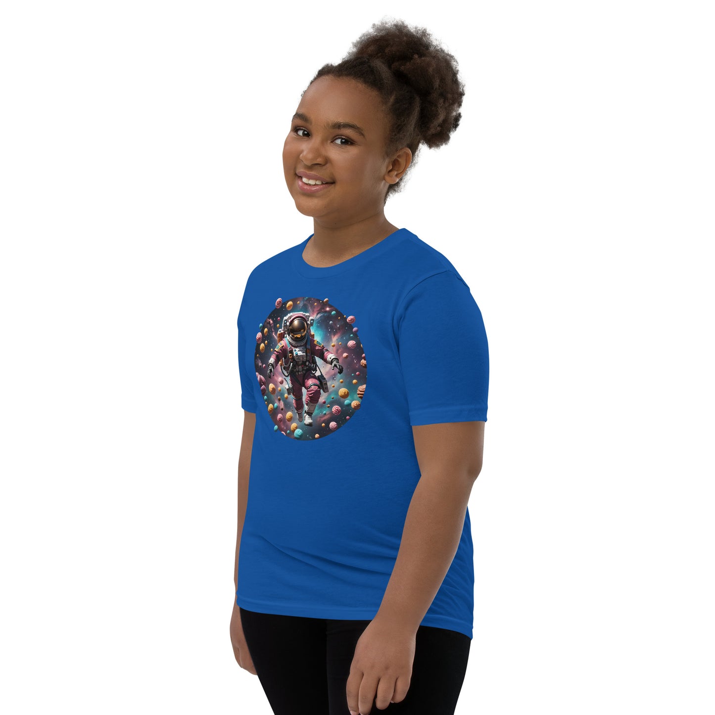 AI Freeze Dried Candy Space Youth Short Sleeve T-Shirt