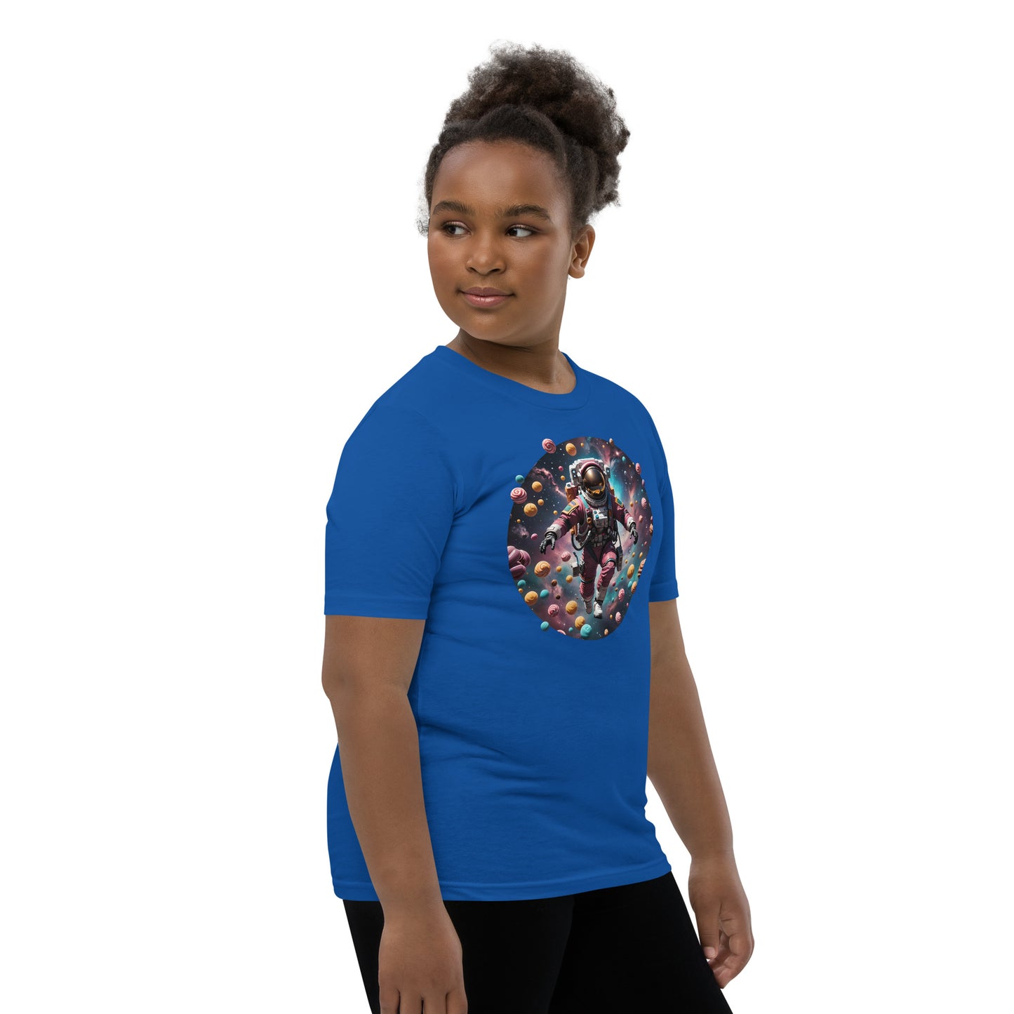 AI Freeze Dried Candy Space Youth Short Sleeve T-Shirt